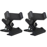 HOOWIFFY Guitar Phone Mount Metal Holder Black for Music Scores and Video Recording 2Pcs V1189-WXFWAL-20260326-02208