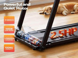 Everfit Treadmill Electric Home Gym Fitness Exercise Fully Foldable 450mm Black TMILL-CHI-450-M610-BK