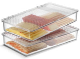 Bacon Container For Refrigerator Fridge Storage Organizer Cheese & Deli Storage Container V1192-AZ-W-3590