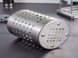 Stainless Steel Double-Tube Cutlery Basket With Storage Rack for Household Kitchen-Silver V1161-109395
