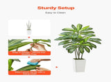 Artificial Dracaena Tree 1524 mm, Fake Palm Tropicals with White Taller, Faux Floor Silk V952-RZRDZWLXS5FT31TZT001V0