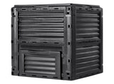 Garden Compost Bin 300 L, BPA Free Composter, Large Capacity Outdoor Composting Bin with Top Lid and V952-GDSDFXHSPP80WX06WV0
