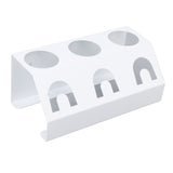 Soda Bottle Holder 3 Holes Soda Bottle Draining Stand Soda Accessories With Silicone Pad White V1294-YM0703-3113230162512