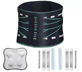Lumbar Support Belt, featuring 8X Enhanced Lumbar Support, designed with a 3D massage pad, unisex V1102-YBZC003