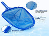 Pool Skimmer Net with Pole, Swimming Pool Leaf Skimmer Net, with 3 Sections Telescopic Aluminum Pole V1192-AZ-W-29716