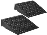Driveway Curb Ramp, 3.175 Tons Load Capacity, 17.8 cm Rise Height Heavy Duty Curbside Bridge Ramp V952-SJDLYPD20207V3IGL001V0
