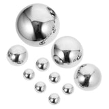 10-Pack Stainless Steel Garden Wall Spheres Decorative Mirrors for Indoor and Outdoor Home Decor V1366-AZ2-W-13130