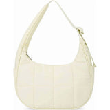 Small Puffer Crescent Bag for Women, Nylon Quilted Hobo Purses, Adjustable V1366-AZ2-W-11402
