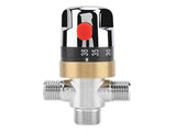 G1/2in Bathtub Thermostatic Mixing Valve Water Temperature Pipe Basin Thermostat Control V1294-YM0727-JY14021