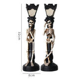 Halloween Lamp Resin Decorative Glowing Halloween Ornaments Lamp for Festival Party 1 Pair V1294-YM3115220102011-0421