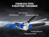 Banding Strapping Kit with Strapping Tensioner Tool, 30 m Length 304 Stainless Steel Banding, 100 V952-SDGDDBJ30M10QCXLZV0