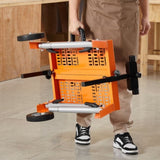 Miter Saw Stand with Tabletop and Wheels 330lbs Load Capacity Adjustable V952-TSXQJZJ5060IEB045V0