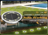 Solar Ground Lights,16 Pack Solar Lights Outdoor Waterproof, Solar Garden Lights Landscape Lighting V1258-DP02-WO-742