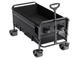 Double Decker Wagon Collapsible, 400L Heavy Duty Folding Wagon Cart, Extended Long Garden Cart with V952-ZDHYBXSSTCHS4GGRTV0