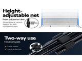 Everfit 3m Badminton Tennis Net Portable Volleyball Kit Adjustable Height PN-M001-3M-BL
