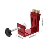 Portable Pocket Hole Kit with 15 Degree Angle Drill for Woodworking and Carpentry Tools Set V1366-AZ2-W-11262
