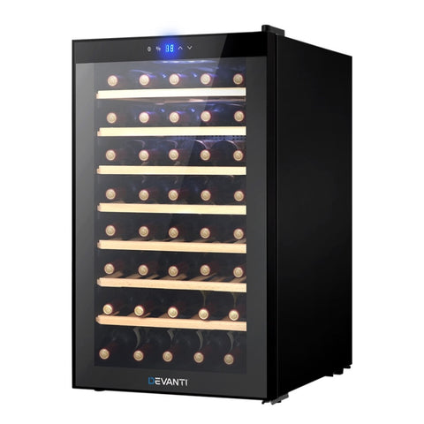 Devanti Wine Fridge Cooler 51 Bottles WC-51B-BK