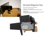 Woodworking Dovetail Magnetic Saw 17 Accuracy Cutting Aluminum Alloy Wood Joints Guide Gauge V1294-YM0703-3114230061411