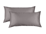 MULBERRY SILK PILLOW CASE TWIN PACK - SIZE 51X76CM - CHARCOAL ABM-202025