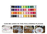 40 Rolls Colorful Embroidery Thread Set for Sewing and Craft Projects, Thread Kit for Embroidery V1366-AZ2-W-25006