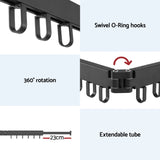 Artiss Clothes Rack Airer Drying Folding Hanger HANGER-B-03-RAIL-BK