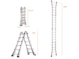 Telescoping Ladder A Frame 20 FT Extension Multi-Function for Homework V952-DGNAZXYST62MS3QAVV0