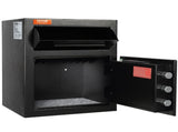 1.7 Cub Depository Safe, Deposit Safe with Drop Slot, Electronic Code Lock and 2 Emergency Keys, V952-LCSBXX17L000GVVNCV0
