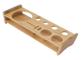 Bartender Kit Stand Large Capacity Space Saving Bamboo Wood Bartending Tool Storage Holder for Bar V1294-YM0703-3118230136611