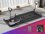 Everfit Pilates Board Foldable Reformer Multi Functional Exercise Trainer Black ABD-BOARD-4IN1-BK