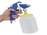 1000ml 3mm Siphon Pneumatic Air Sprayer Primer Painting Sprayer Painting Tool Blue V1294-YM0523-3114220035511