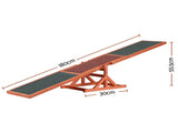 i.Pet Dog Agility Equipment Pet Seesaw Obedience Training Puppy Obstacle Outdoor Play 180cm PET-AGILITY-180-BR