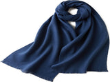 Warm and soft autumn and winter scarf, warm and lightweight scarf, versatile unisex plain wool scarf V1188-MS-313-0717