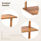 3-Tier Cupcake Stand, Wooden Dessert Display Rack for Tabletop, Sturdy and Space-Saving, Ideal for V1369-AZ3-W-08605