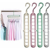 12 pcs Magic Hangers, Premium Quality Foldable Hangers, Multi-Function Space Saving Hangers, For V1188-MS-227-1813