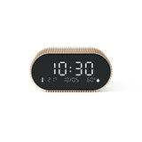Lexon Ray Clock Lcd Alarm Clock With Temperature / Humidity Display - Gold V398-LD-LR155VG3