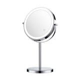 3X Magnification Freestanding, Tabletop Vanity Mirror Magnified with 360&deg Rotation, Portable for V1369-AZ3-W-06416
