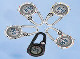 Digital Carabiner Watch Luminous Anti-scratch Precise Backpack Belt Pocket Clip on Watch for Outdoor V1189-WXFWAL-20260319-01393