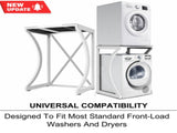 UPGRADE ORIGINAL Dryer Stand Maxi Portable Dryer Rack Heavy Duty Steel Capacity white for V201-HOLD6079WH8AU