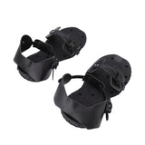 1 Pair Spike Sandals PU Lawn Aerator Shoes Grass Aerator Tool for Yard Garden Plants Health Black V1294-YM0715-3111220148211