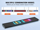 Programmable LED Sign, P10 Full Color LED Scrolling Panel, DIY Custom Text Animation Pattern Display V952-XGSGDBZP40X8HVK5KV3