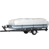 Pontoon Boat Cover, Fit for 25'-28' Boat, Heavy Duty 600D Marine Grade Oxford Fabric, UV Resistant V952-FQCZYCYCB2528M0J5V0