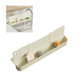 Kitchen Sink Water Splashing Guard Multifunctional Lightweight TPR Drain Sink Splatter Guard Cream V1294-YM0901-3118240159111