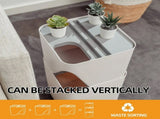 18L Stackable Plastic Kitchen Trash Bin Household Classification Storage Box V1181-HO0243-NEW