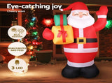 Jingle Jollys Christmas Inflatable Santa 2.4M Illuminated Decorations XMAS-INF-SAN-8FT