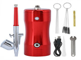 G12 Pump 0.3mm Mini 7CC Airbrush Kit Spray Air Brush Set Cleaning Tool V1294-YM0901-JY26417-02
