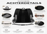 Pet Carrier Backpack with Breathable Mesh Panels, Safety Strap and Adjustable Shoulder Straps for V1189-LC-HW-00008
