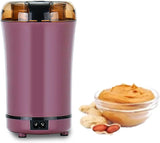 Mini Peanut Butter Machine Portable Nut Grinder with Transparent Cover 150W Motor Home Kitchen, V1189-LC-RY-00039