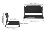 Kayak Seat, Folding Kayak Seat with Comfortable Back Support, Aluminum Alloy Frame & 600D Oxford V952-JSPHTZYJSKJFASKAH001V0