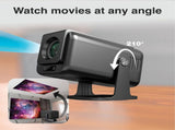 Laser 1080p Android Multi-Angle LED Projector Black V1031-PJ-TUFHA3-065