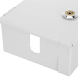 86 Type White Metal Wall Lock Cover Protective Socket Box V1192-AZ-W-28334